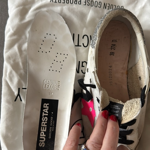 Golden Goose Superstar Sneakers- VGUC. Purchased  Nordstrom- will share receipt - Picture 7 of 11